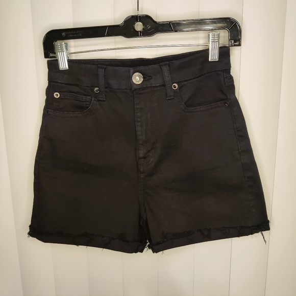 American Eagle Outfitters Pants - American Eagle Black Jean Shorts Size 6 Women's
